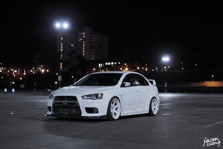 This Evo X is gorgeous and is a prime example of showing how classic a wheel